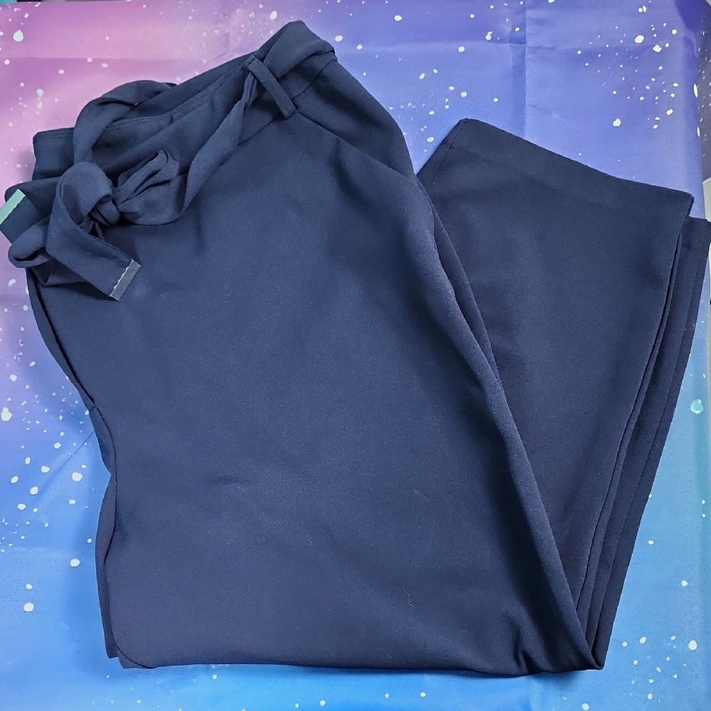 Cato Midnight Blue Women's Trousers Size 22/24W Plus Size Professional Work
